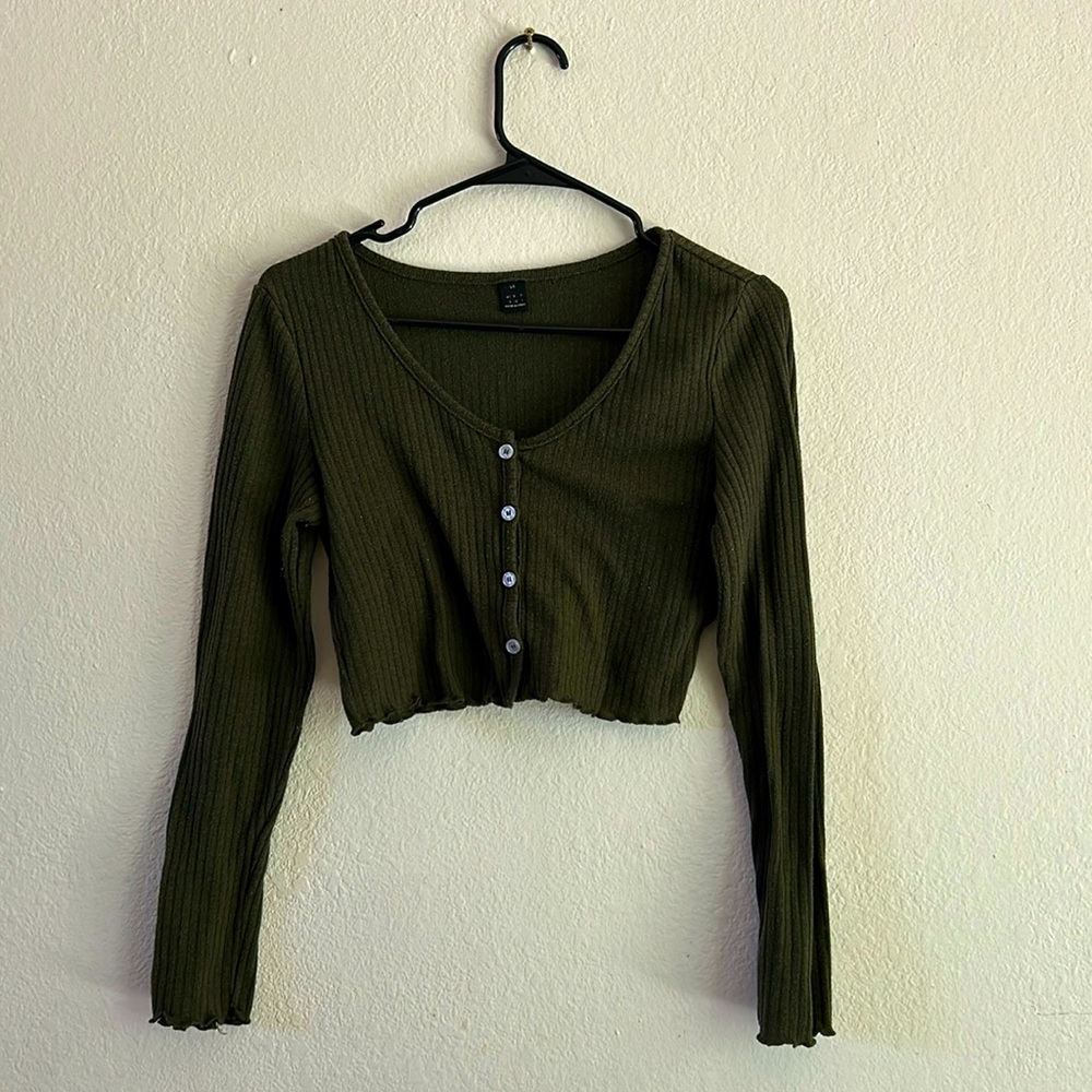 Long Sleeve Crop Top